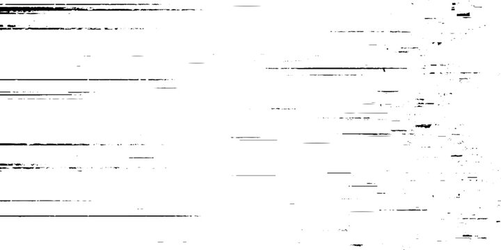 Vector illustration of a blank white background with black glitch art effect