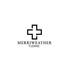 Fototapeta premium The industrial logo of Merriweather Tlonne features a cross symbol