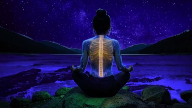 meditation in the sea