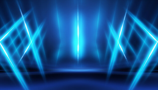 Abstract light shining lines background. The light speed movement concept of future technology. Futuristic, technology pattern for banner or poster design.