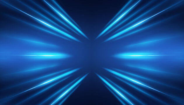 Abstract light shining lines background. The light speed movement concept of future technology. Futuristic, technology pattern for banner or poster design.