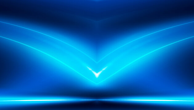 Abstract light shining lines background. The light speed movement concept of future technology. Futuristic, technology pattern for banner or poster design.