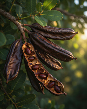 Carob (Ceratonia siliqua) &ndash; On Tree