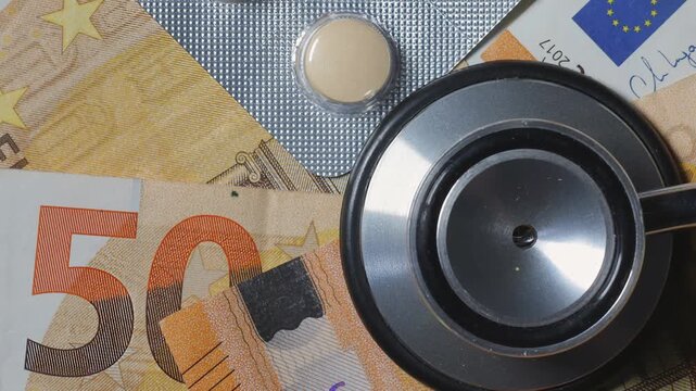 Pills and European money: Concept of pharmaceutical spending.