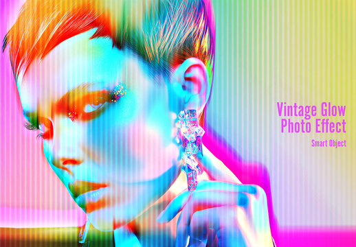 Vintage Glow Photo Effect