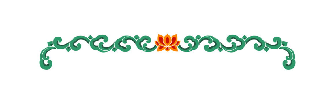 
This is an illustration of Dancheong, a traditional Korean pattern.