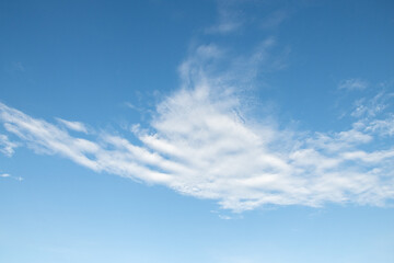 Fototapeta premium cloudscape, real natural photo of the blue sky withwhite clouds. design element