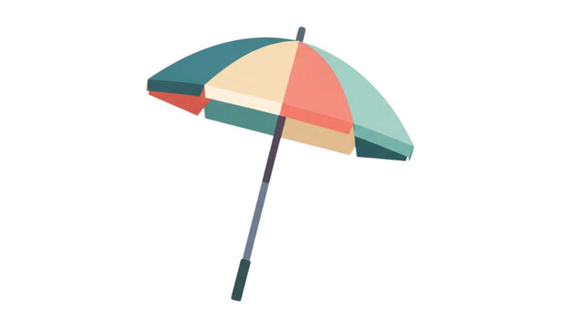Parasol flat vector illustration umbrella for summer and outdoor design