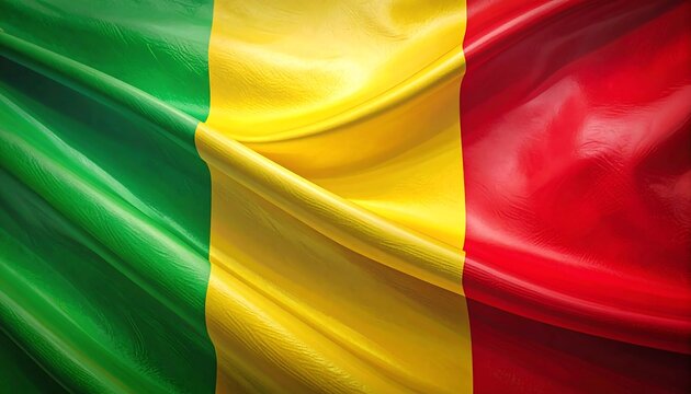 Malis Vibrant Flag - A Symbol of National Identity and Pride.