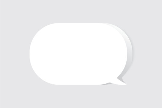 Speech bubble blank frame, text quote box, message