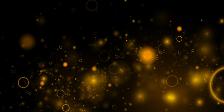 Soft golden glitter dust sparkles with radiant light. Smooth shimmer creates abstract festive feel. Perfect design element for luxury backgrounds and banners. PNG