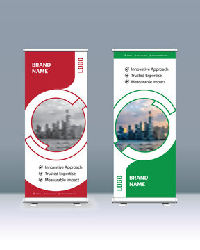 Corporate Roll Up Banner Template