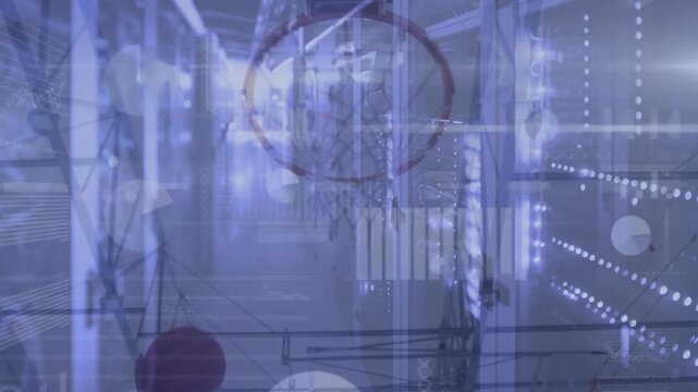 Animation of statistics and data processing over basketball player