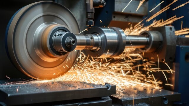 Metalworking machine sparks