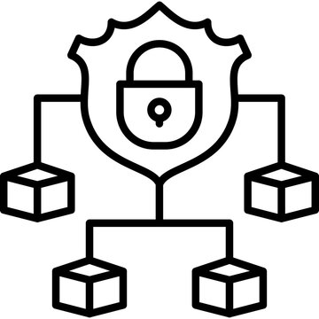 Blockchain Security Icon