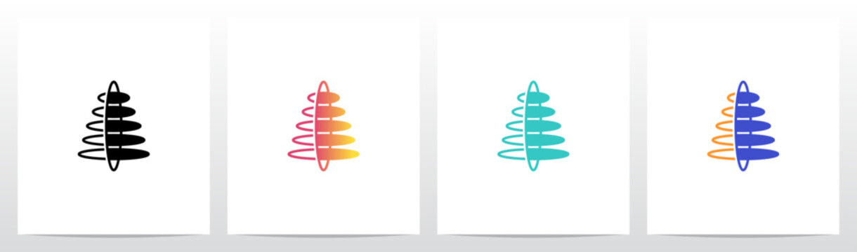 Ellipse Circle Orbit Abstract Shape Letter Initial Logo Design A