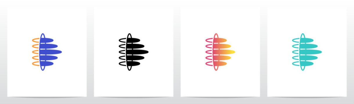 Ellipse Circle Orbit Abstract Shape Letter Initial Logo Design O