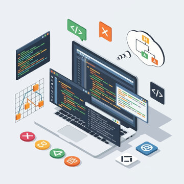 computers and technology for coding.