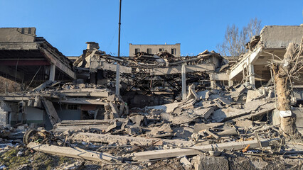 Earthquake Ruins and Collapsed Buildings  © Alla