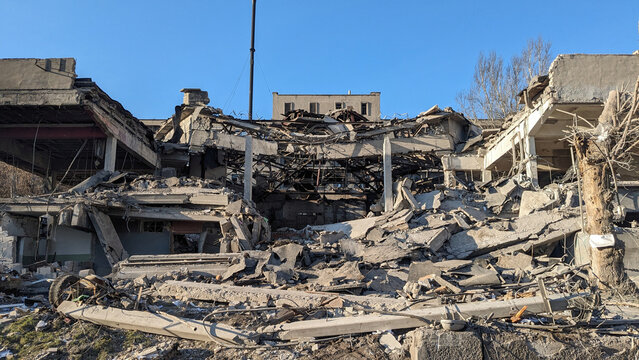 Earthquake Ruins and Collapsed Buildings
