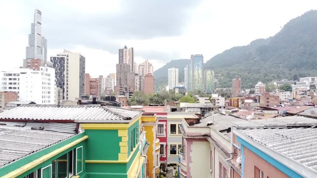streets heaven and roofs on the downton bogota colombia