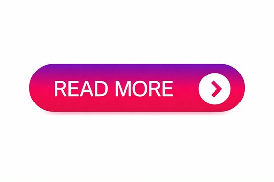 Colorful read more button with gradient and arrow icon for website navigation
