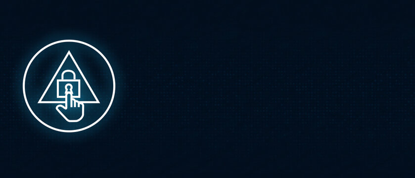 Access control and secure authentication login symbol