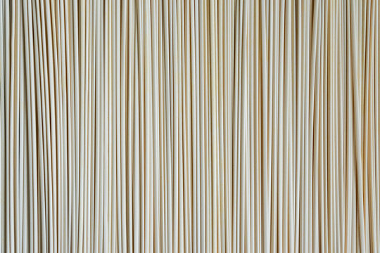 Close-up of dry Asian soba noodles