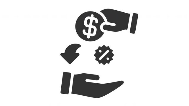 Animated cashback icon