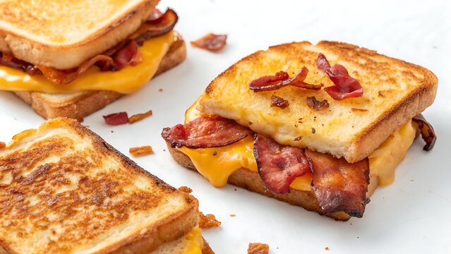 bacon and cheese pizza