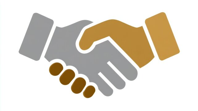 Handshake agreement business cooperation partnership concept two hands clasping in agreement symbolizing trust partnership and successful business collaboration
