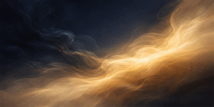 Abstract cloud background blue gold gradient sky texture