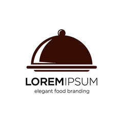 Fototapeta premium Elegant Food Branding Logo Design.