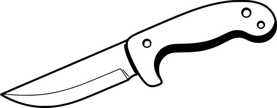 Jackknife. Cute jackknife isolated on white background. Vector illustration
