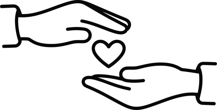 compassionate care and mutual support concept illustration showing nurturing human connection love kindness protection and charitable giving between individuals design