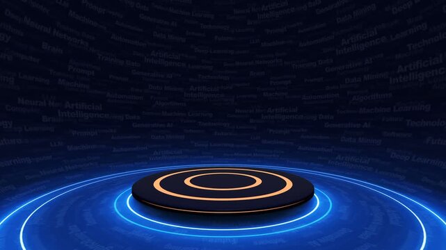ARTIFICIAL INTELLIGENCE Keywords Animation on Tunnel Walls, Background, Loop
