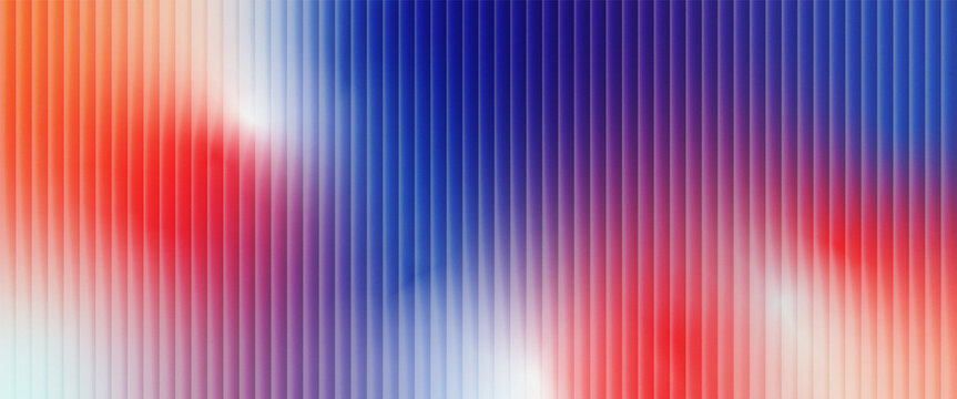 Vibrant Abstract Striped Background With Red, Blue, And Orange Gradient