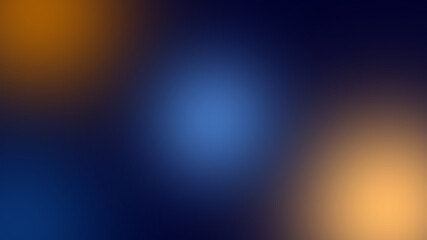 Obraz premium Abstract blurred background with shades of blue and golden yellow