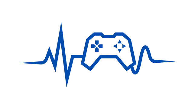 Gaming Heartbeat Logo Design