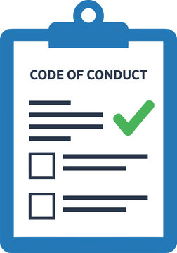 Code of conduct document, ethical guidelines checklist, corporate compliance policy.