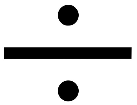 Division Sign Symbol