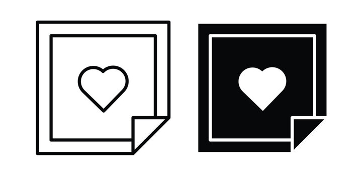 Nicotine patch icon. Flat and outline icons. Black icons