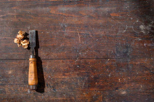 Vintage-Handmei&szlig;el aus Holz