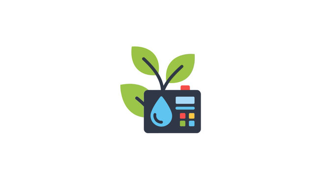 Smart Watering System Control Panel.