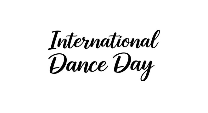 International dance day text