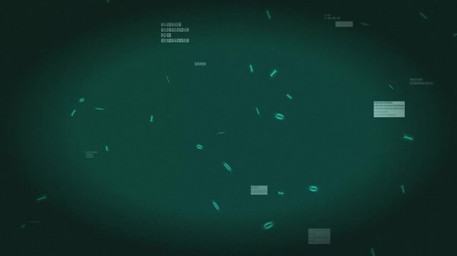 Binary Code Matrix drop: Scattered code and numbers weave the essence of data and technology in dark background design, hypnosis, hallucinations, artificial intelligence, digitization