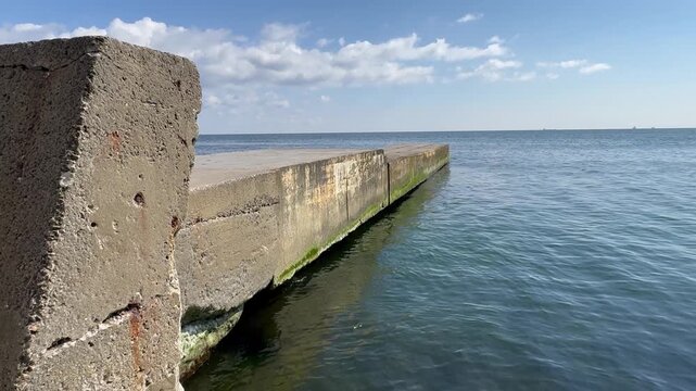 Pier in the Black Sea