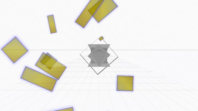 Geometric rectangular square rotating hypnosis psychedelic confusion ADHD