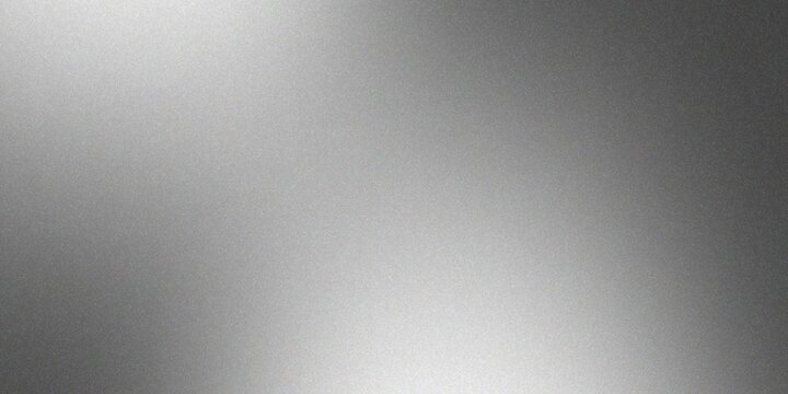 Sleek silver metallic background with a fine grainy texture and smooth gradient light reflections.