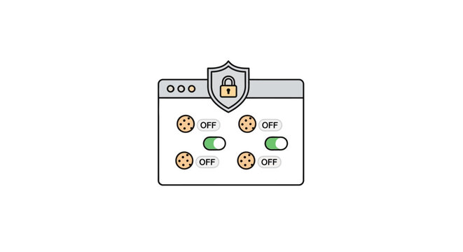 Security settings panel with shield icon.